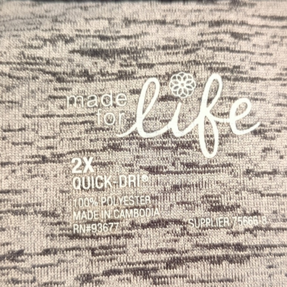 MADE FOR LIFE WORKOUT/CASUAL JACKET WOMENS 2X - Picture 7 of 8
